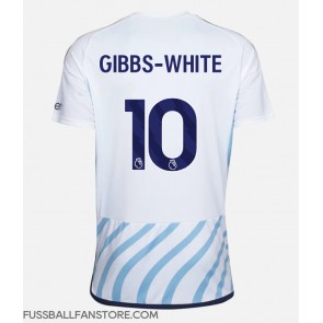 Nottingham Forest Morgan Gibbs-White #10 Replik Auswärtstrikot 2023-24 Kurzarm